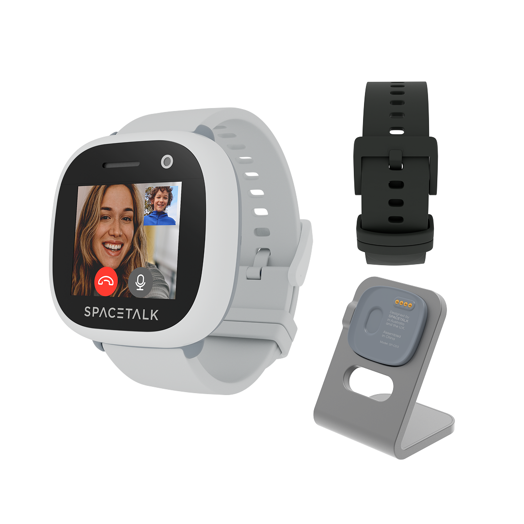 Spacetalk Adventurer 2 Essential Bundle (Smartwatch + bracelet noir + station d'accueil)